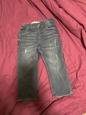 ZARA Distressed Denim Jeans Size 12-18m